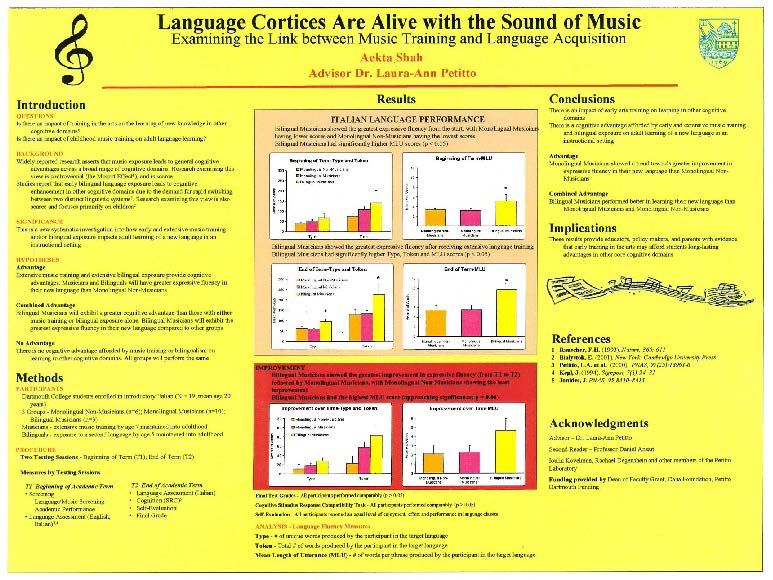 Language Cortices Are Alive with the Sound of Music